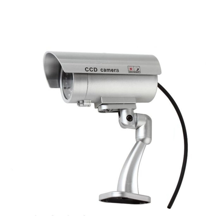 Waterproof Dummy CCTV Camera With Flashing LED For Realistic Looking for Security Alarm, black, Silver Waterproof Dummy CCTV Camera With Flashing LED For Realistic Looking for Security Alarm, black, Silver
